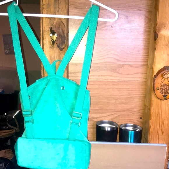 YEAR 2000 Y2K Statue Of Liberty Plush Bookbag ADJUSTABLE RARE